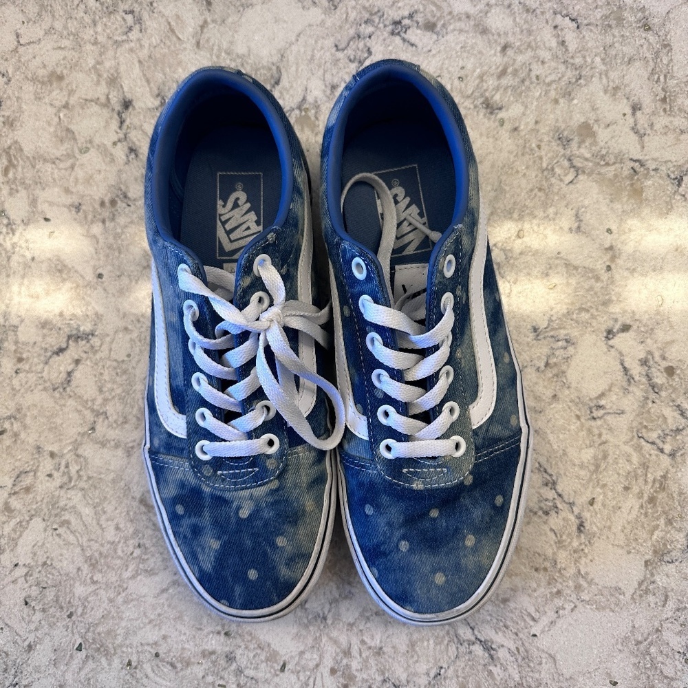 Vans Polk - a dot‎ blue Vans Size 9 - Picture 3 of 12